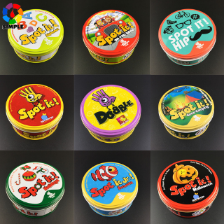 2020 De Alta Qualidade Jogo De Cartão Com Caixa De metal Desfrutar É Para Reunir Em Família Como Melhor Presente as Crianças dobble Tabuleiro