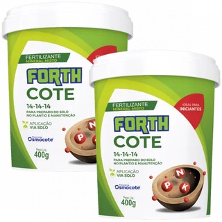 2 Adubo Osmocote Forth Cote 14.14.14 400g Forth Fertilizante
