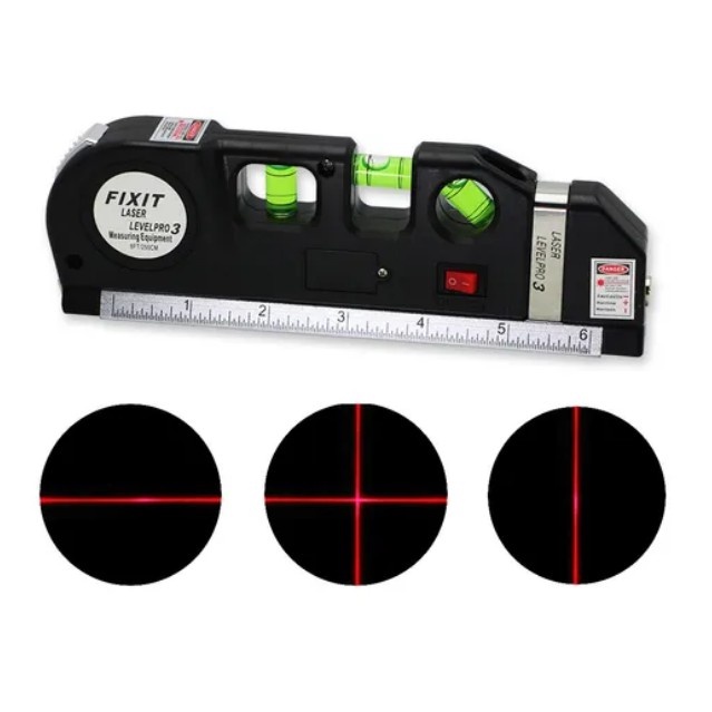 Nível Laser Profissional Trena Level Pro3 Estágios Nivelador