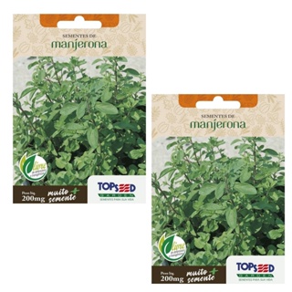 2X Sementes de Manjerona TOPSEED em Oferta na Shopee
