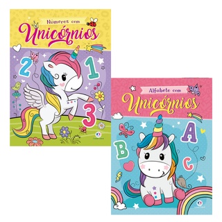 Kit Livros Apoio Escolar Unicórnios