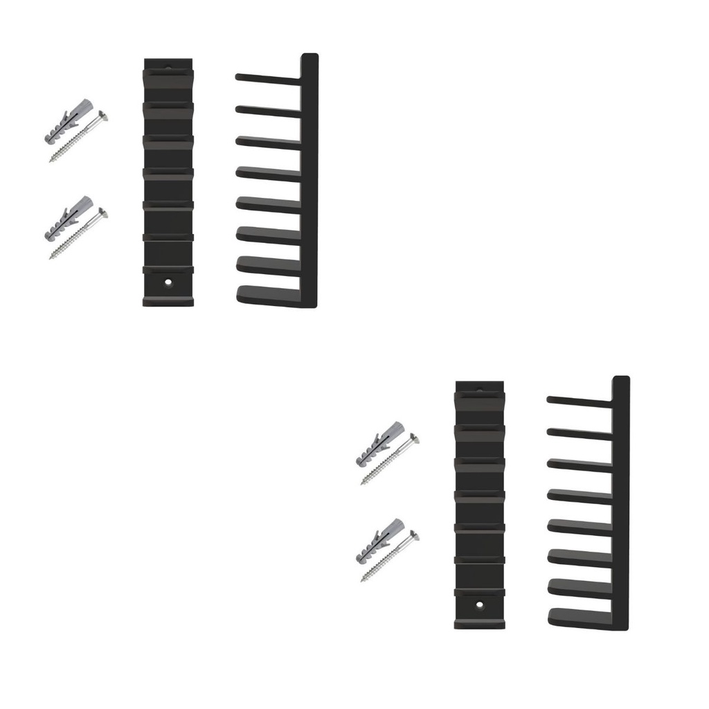 Kit 2 Suporte De Parede Para Jogos Ps4, Ps3 E Blu-ray D3