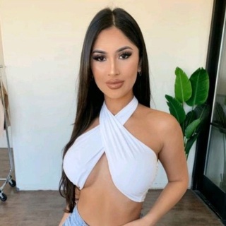 Top Cropped com Bojo Decote Cruzado Transpassado TOPX
