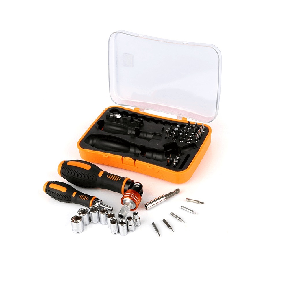 Jogo De Ferramentas Kit Chave Jakemy Jm-6102 43 Peças