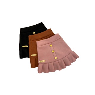 Saia Infantil Blogueirinha Babado Suede Mini Diva Novidade em Oferta na Shopee
