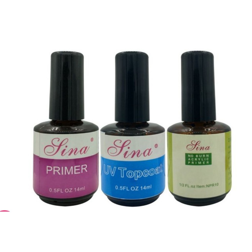 Kit Blindagem Lirio Primer acido Top Coat e Primer gel BeeCost