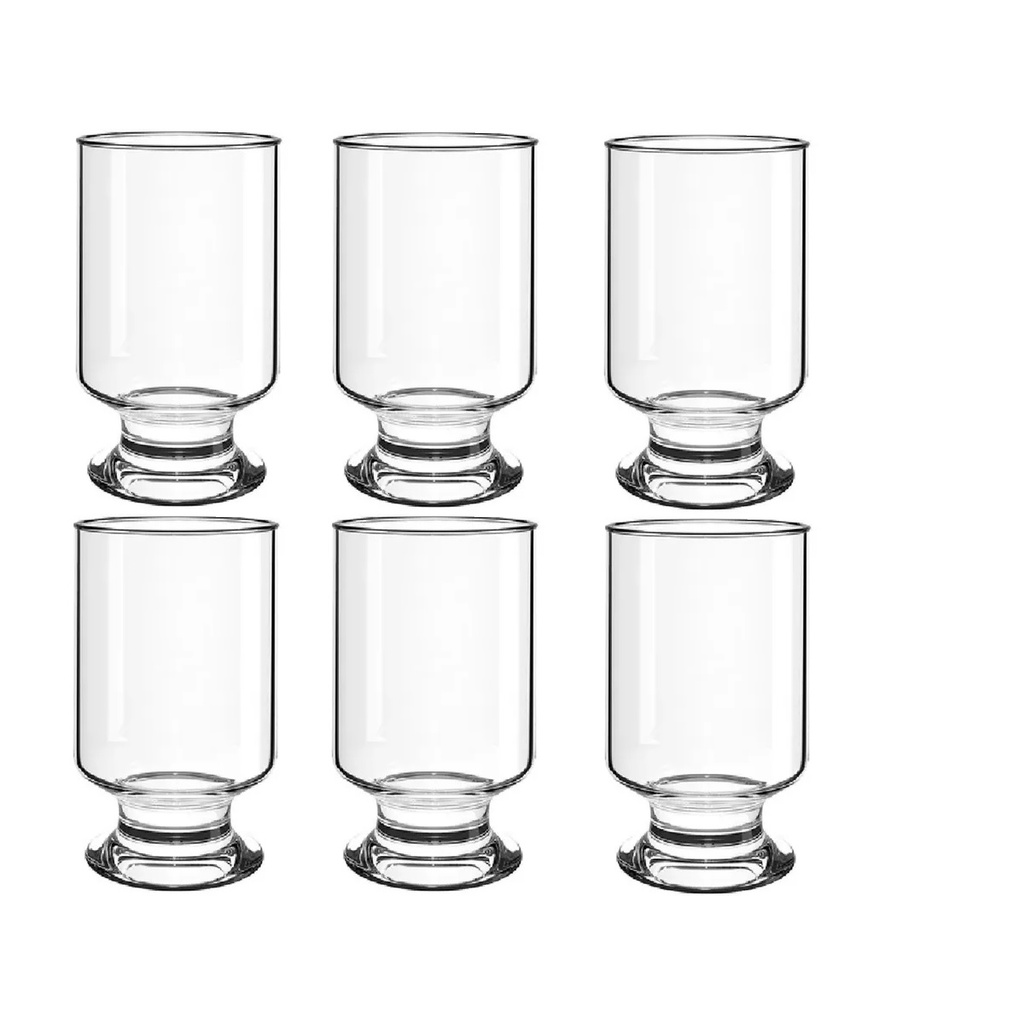 Taça Casual Nadir Figueiredo Vidro 260ml 6 Unidades em Oferta na Shopee