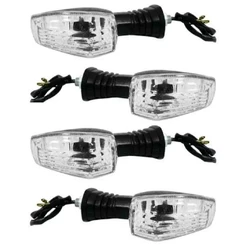 Kit 4 Pisca Seta Modelo Suzuki Yes 125 Cor Cristal Todos Anos Cristal Transparente Piscas Setas