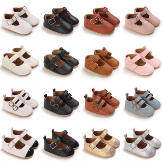 Sapato Infantil Casual De Borracha Antiderrapante Com Laço Para Primeiros Passos Mary Janes