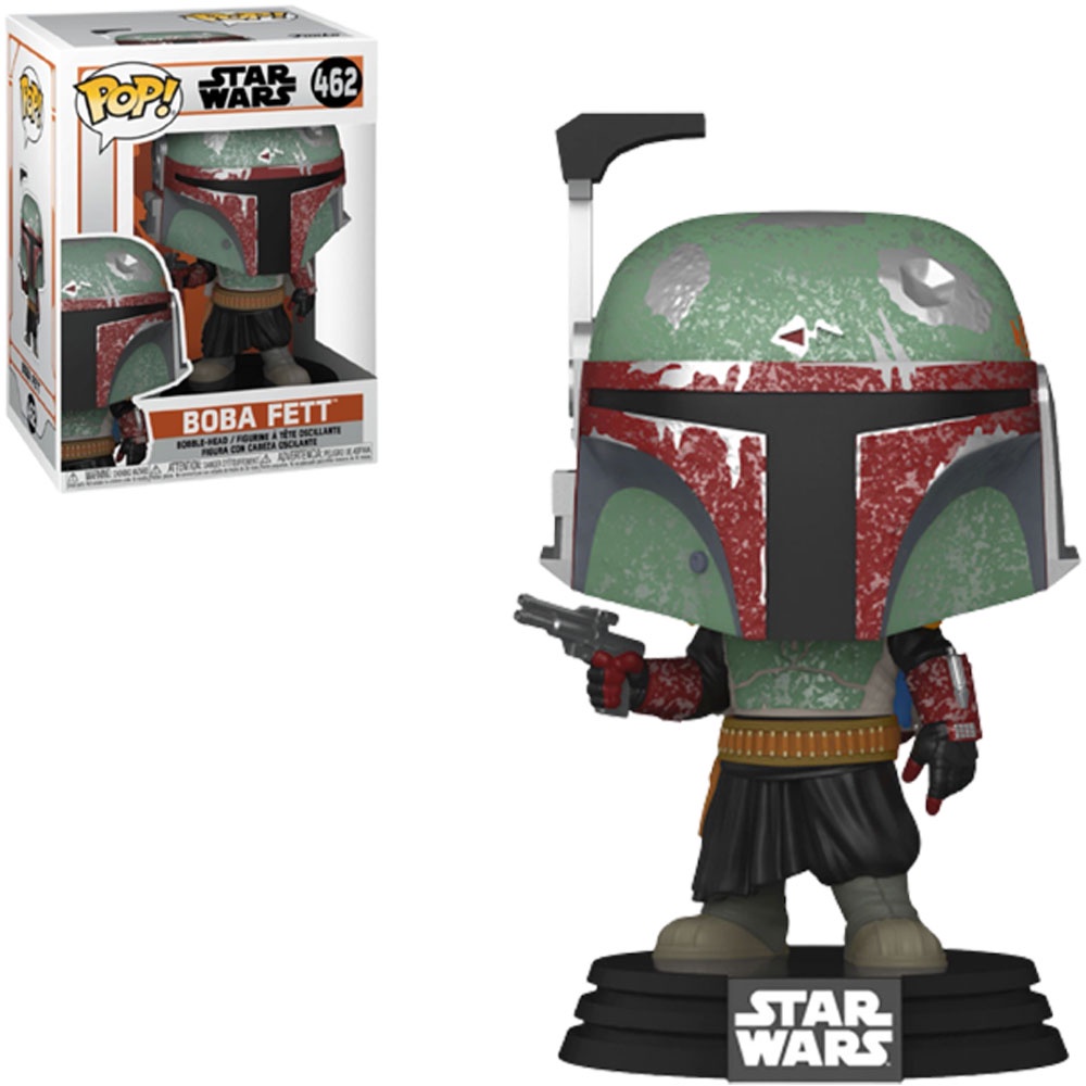 Funko Pop Star Wars The Mandalorian - Boba Fett 462 Novo Original