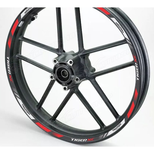Friso Adesivo Refletivo D10 Roda Moto Triumph Tiger 800 Xc
