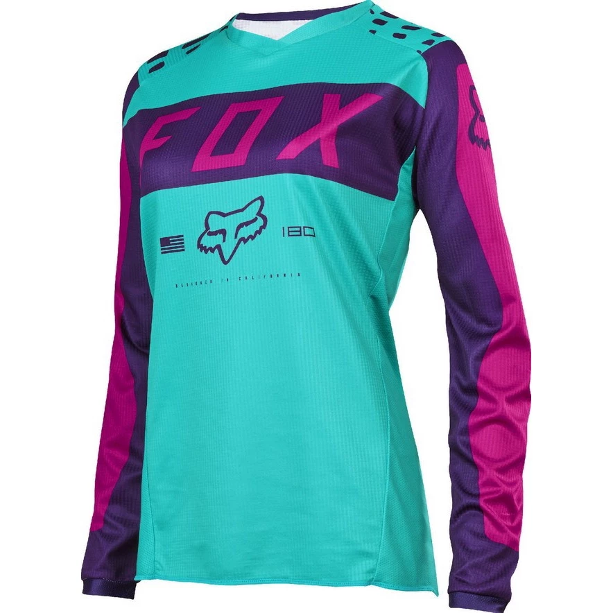Camisa De Ciclismo Feminina Manga Longa Montanha Bike Motocross — imagem 1