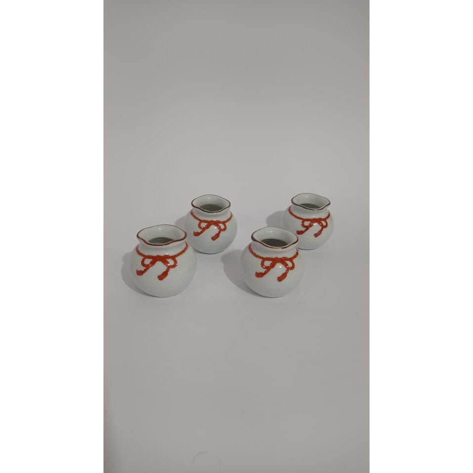 kit 4 vasinhos varig  molho shoyo