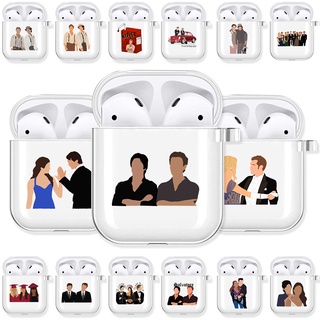 Capa De Silicone Flexível Transparente De Vampire Diaries Em TPU Para Airpod Airpods Pro 2/1/3