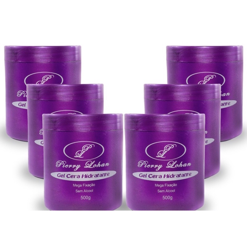 KIT 6unidades GEL CERA 500g Pierry Lohan