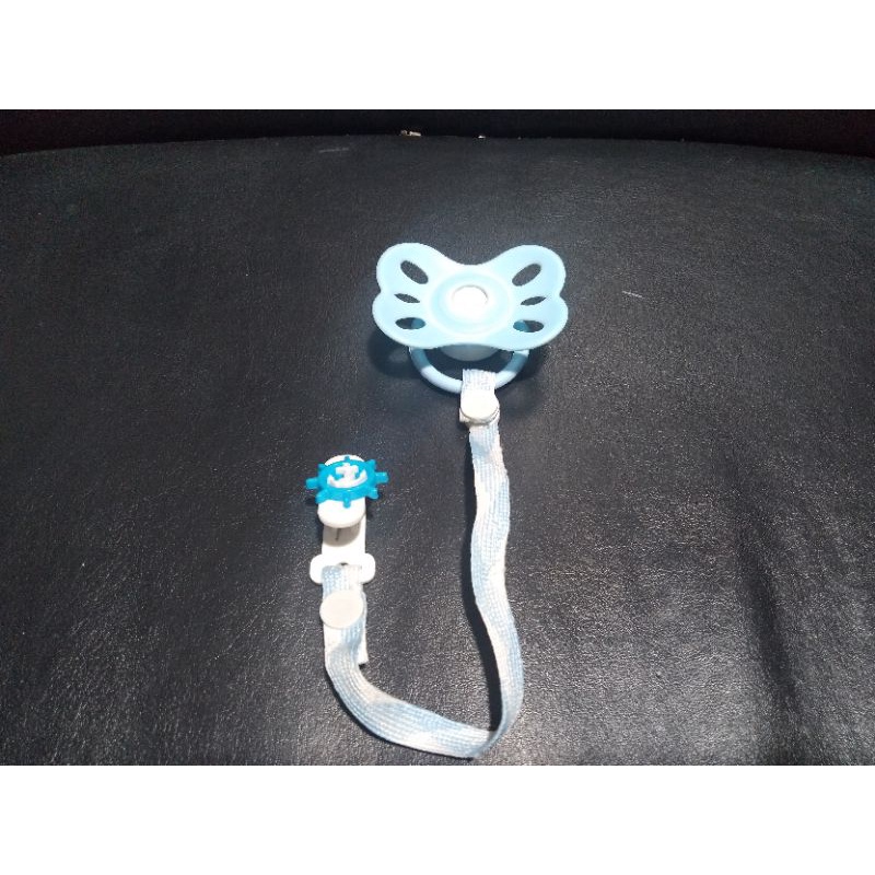 Chupeta com imã Azul + Prendedor - para Bebê Reborn, Linda na promoção em Oferta na Shopee