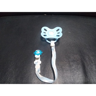 Chupeta com imã Azul + Prendedor - para Bebê Reborn, Linda na promoção em Oferta na Shopee