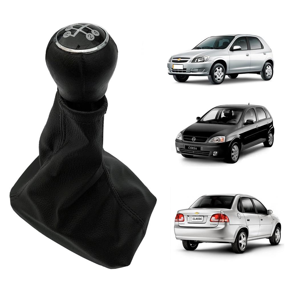 Coifa Com Manopla Cambio Corsa Celta Classic Corsa Wind Meriva Vectra em Oferta na Shopee