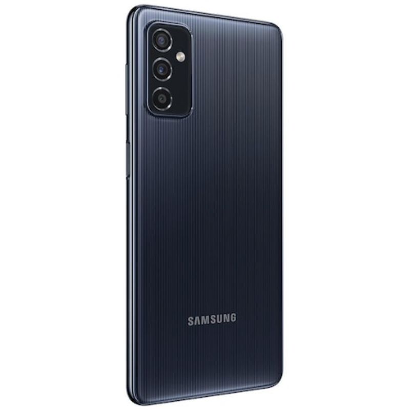 Samsung Galaxy M52 5G Preto 128GB, 6GB RAM, Tela Infinita de 6.7”, Câmera Tripla, Bateria de 5000mAh e Processador Snapdragon 778G<br />
