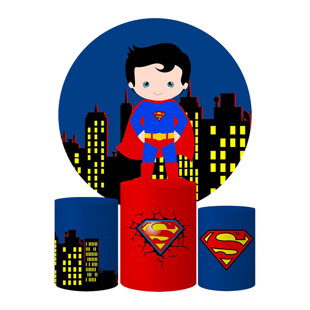 Trio Capas Cilindros + Painel Cute Veste Fácil Sup em Oferta na Shopee