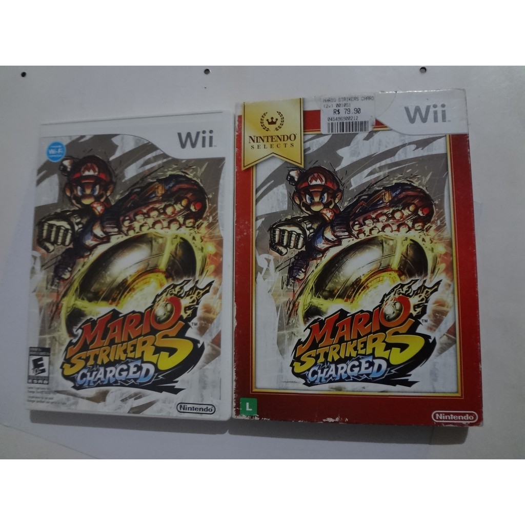 Mario Strikers Charged Luva Nintendo Wii Original #1962