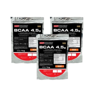 Kit 3x BCAA 4.5 1kg - Potencialização no Treino de Musculação na Academia - Bodybuilders