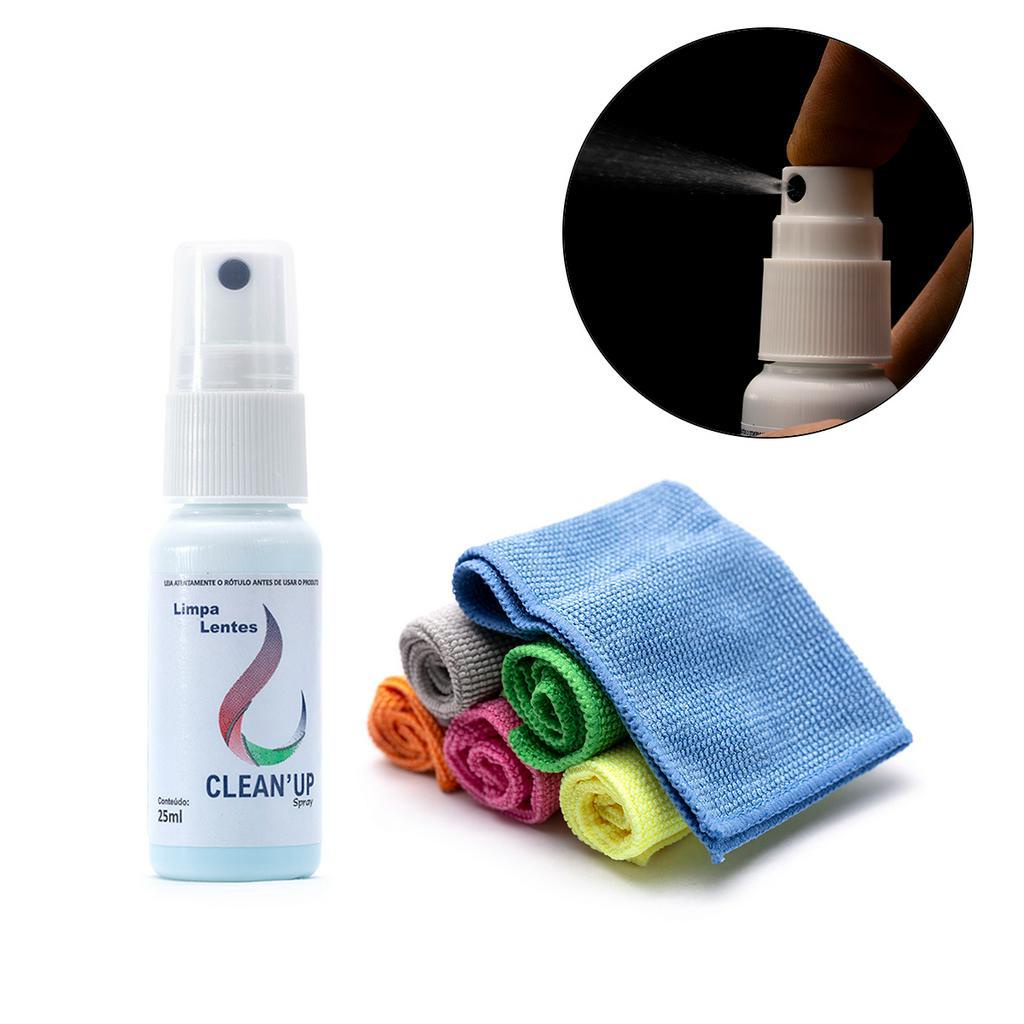 Kit 3 Limpa Lentes e Telas + 3 Lenço Microfibra Mágica Para Limpeza de Óculos Celular Notebook