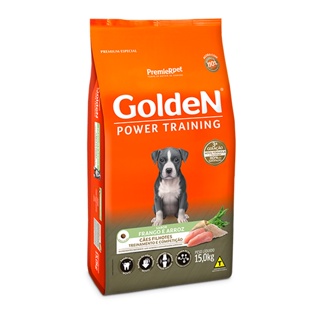 Ração Golden Power Training para Cães Filhotes Sabor Frango e Arroz - 15Kg em Oferta na Shopee