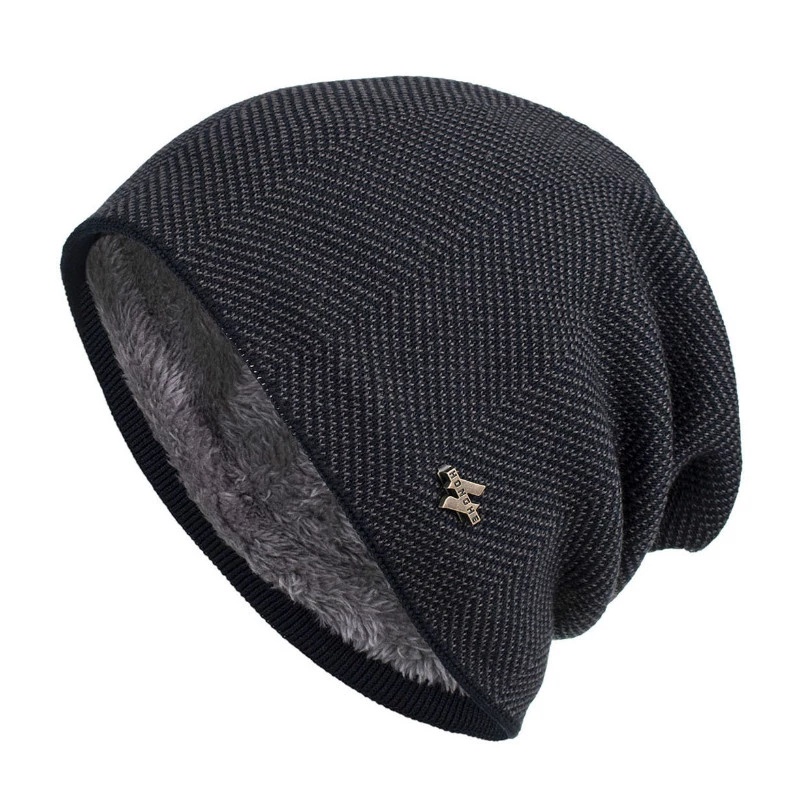 Chapéu Masculino De Lã De Algodão Para Uso Externo/Touca Quente Adultos /