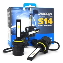 Lampada Super Led Mini Shocklight 32w S14 Nano HB3/HB4 6000k