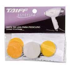 Refil De Lixa P/Pedicuro Taiff C/10 unidades em Oferta na Shopee