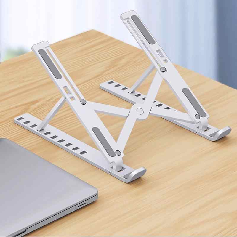 Suporte Base Apoio Para Notebook Dobrável Ergonômico Ajustável Laptop Macbook Portatil