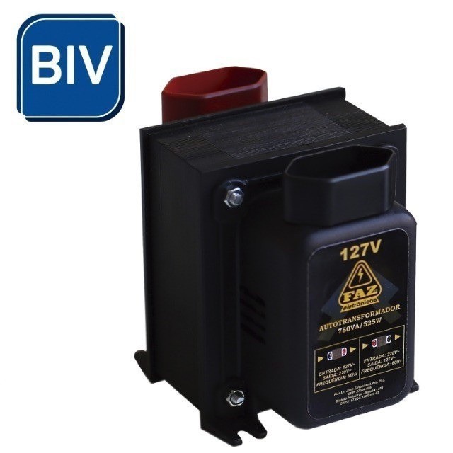 Auto Transformador 750VA Bivolt Marca Faz Eletrônico PROMOÇÃO