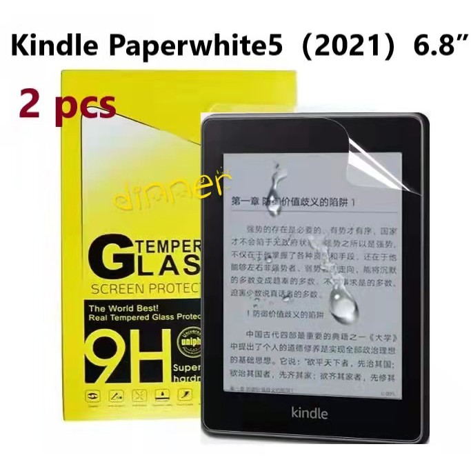 2 Pcs 5 Protetor De Tela Para Kindle paperwhite matte Filme Macio