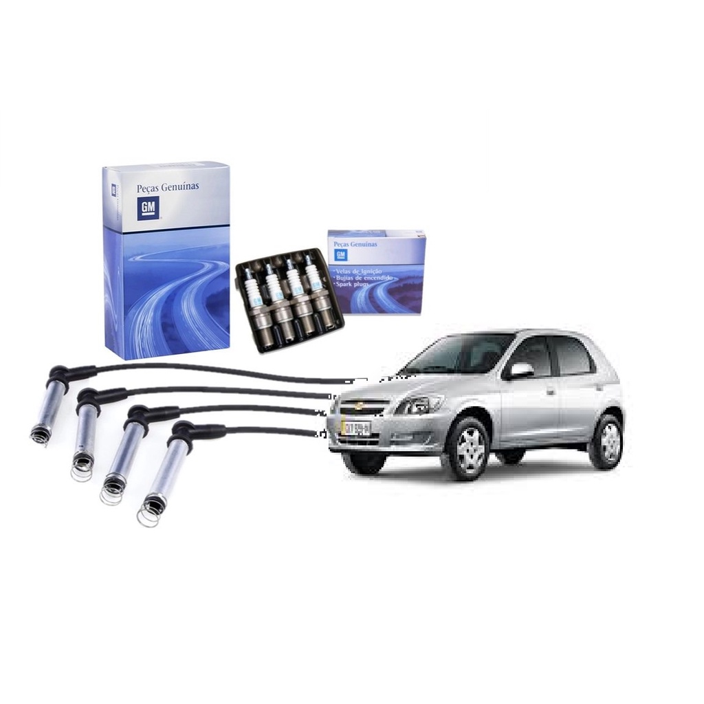 Kit Cabos e Vela de Ignição Original GM 93363296 / 24588546
