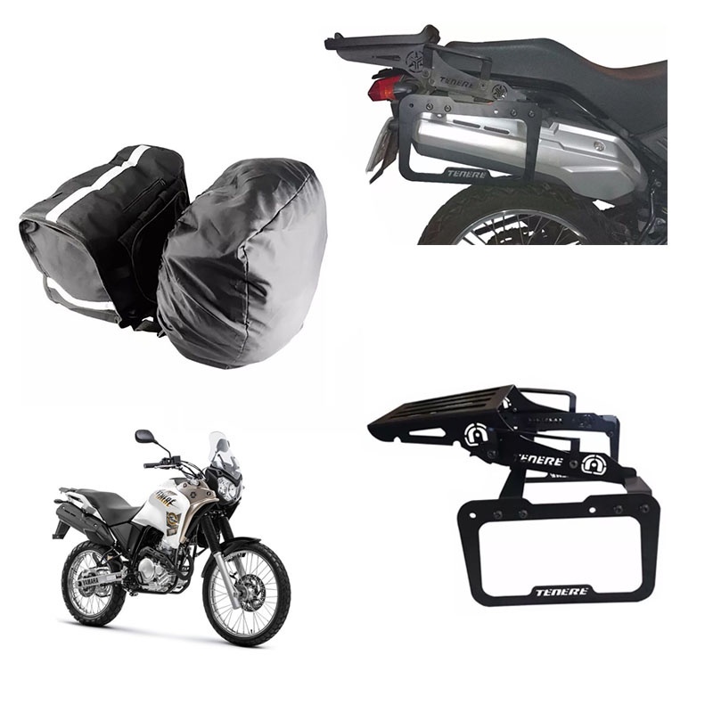 Alforge Nylon C/Capa + Bagageiro Afastador Tenere 250 2015