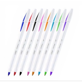 Kit de Caneta Esferográfica Bic Cristal Up 8 Cores Ponta Média de 1,2mm  / Papelaria  / Material Escolar / Caneta
