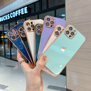 Capa Protetora De Tpu Com Revestimento De Luxo Para Iphone 12 / 11 Pro Max / Xs Max / Xr / X / 8 / 7 Plus