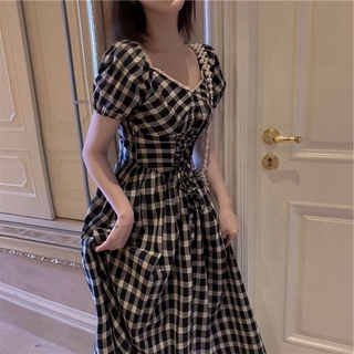 Women Long Sleeve Lapel Button Maxi Shirt Dress Multicolor Plaid Print Sundress Shopee Brasil