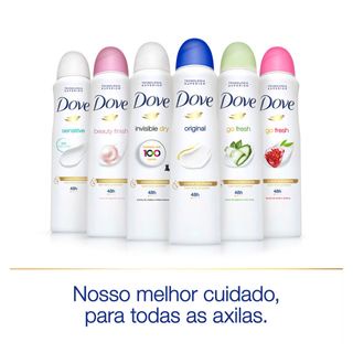 Desodorante Antitranspirante Spray ou Rollon  Dove 150ml ou 50ml - escolha o seu preferido