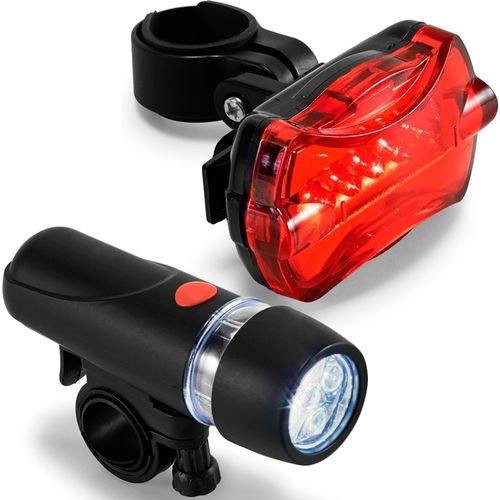 Kit lanterna farol pisca para bike. em Oferta na Shopee