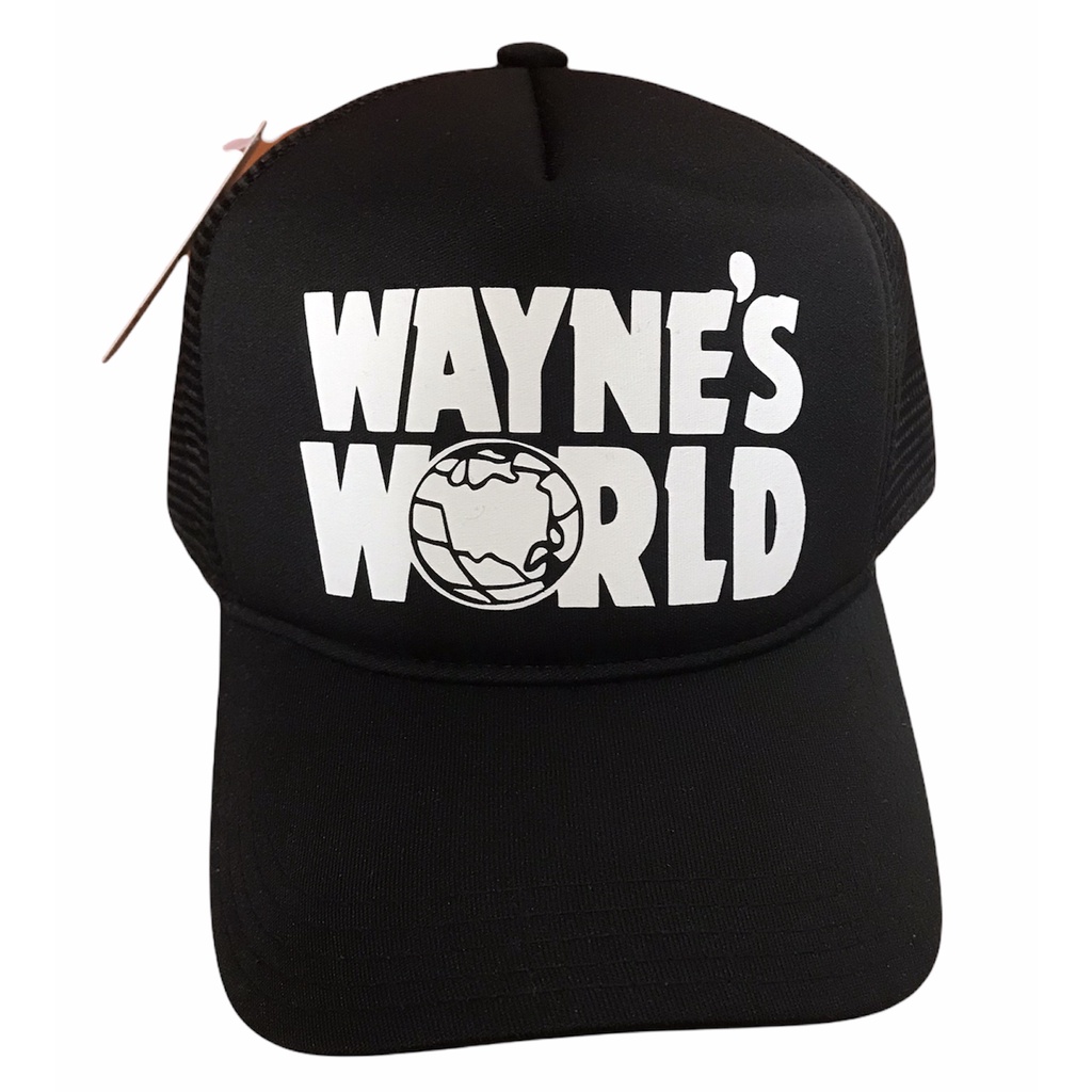 Boné Trucker Wayne's World Filme Antigo Quanto Mais Idiota Melhor Nerd Geek