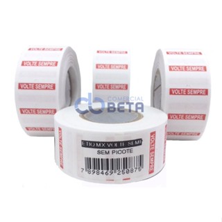 10 rolos ETIQUETA MX 5500 M-14 escrito ""VOLTE SEMPRE '' ( modelo que tem furinho ) em Oferta na Shopee