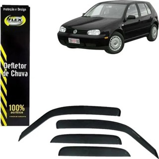 Calha De Chuva / Defletor 4pts Golf 99/2014 30015a em Oferta na Shopee