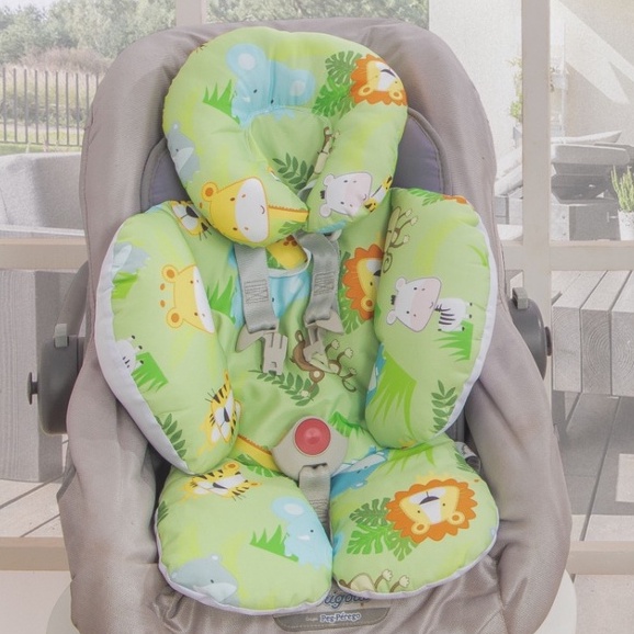 Apoio De Corpo Redutor De Bebe Conforto 2 Peças Safari Junior