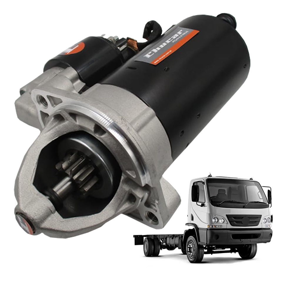 MOTOR DE PARTIDA MBB - Sprinter CDI/ Accelo 715C - OM612-  12V 10D (SUBST. VALEO 11D)