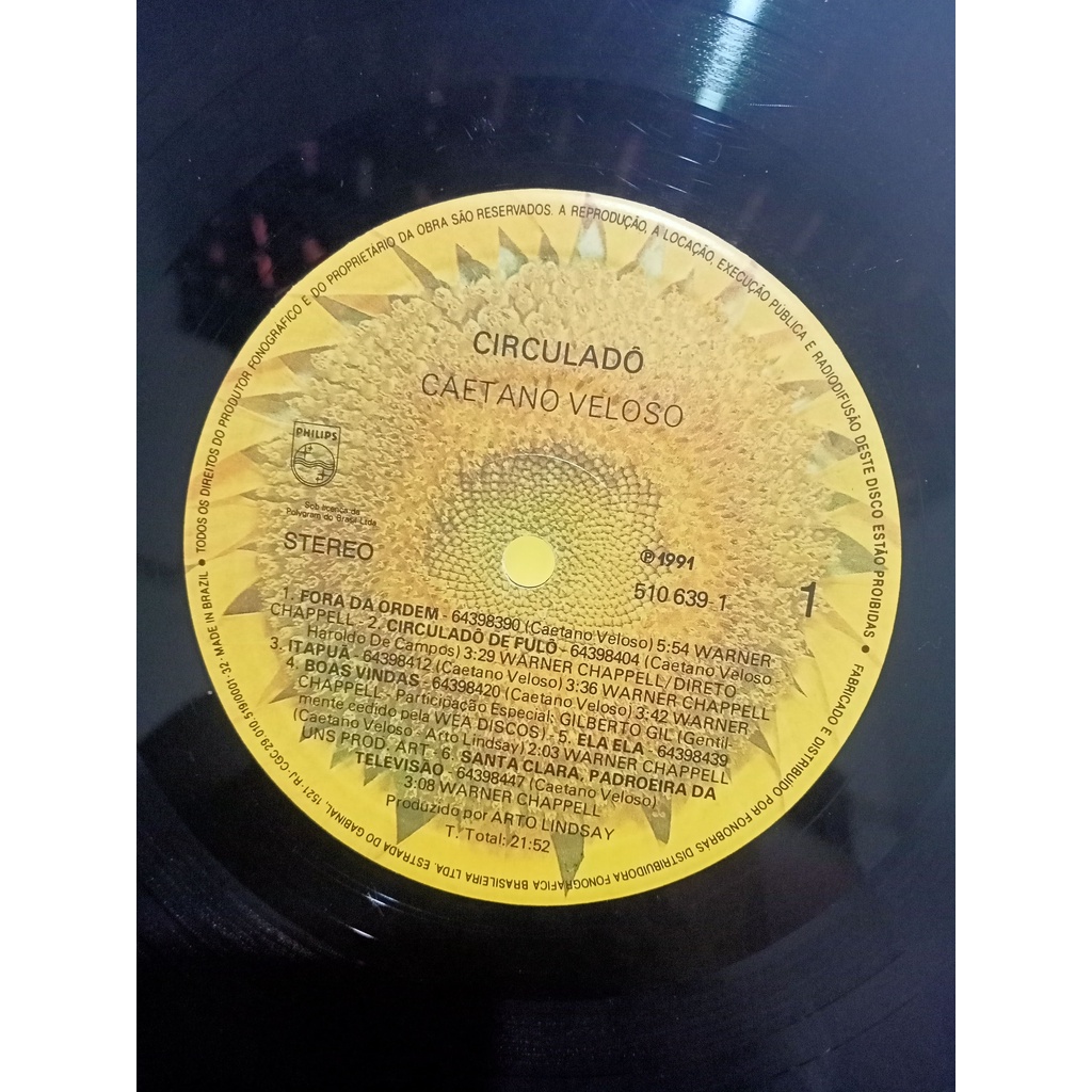 品質一番の / Veloso Caetano Circulado レコード (LP) 洋楽