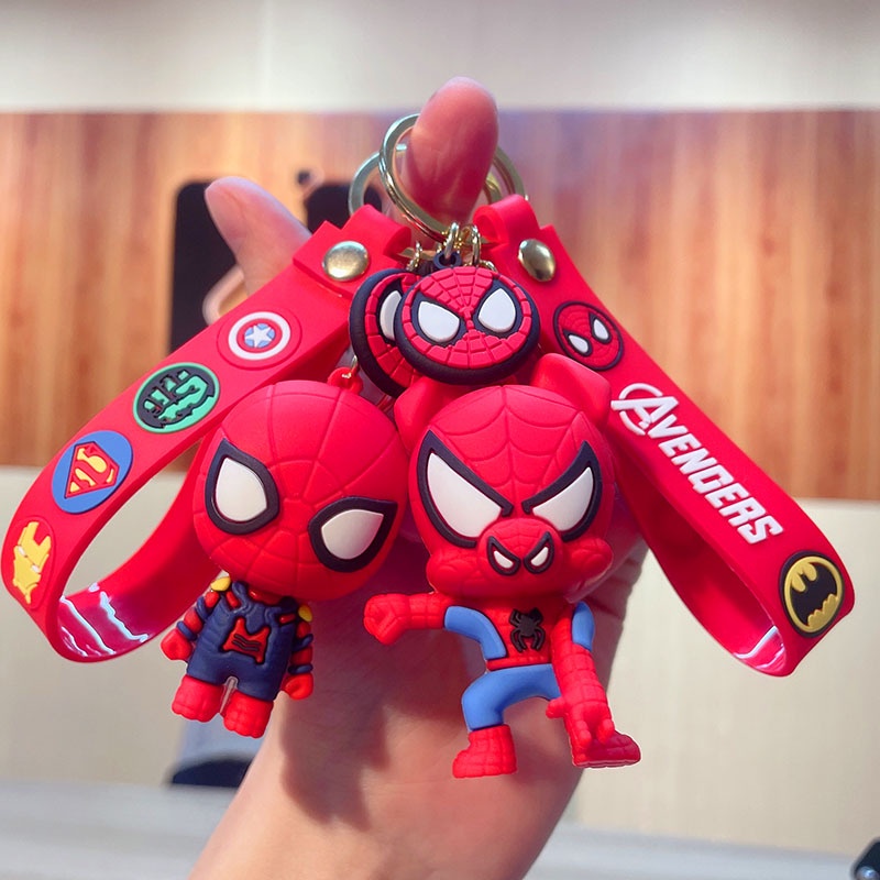 Chaveiro De PVC Homem-Aranha Anime/Marvel Ornamentos De Bonecas