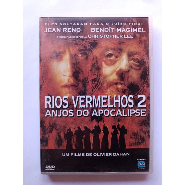 Dvd Rios Vermelhos 2 Anjos Do Apocalipse Jean Reno Original