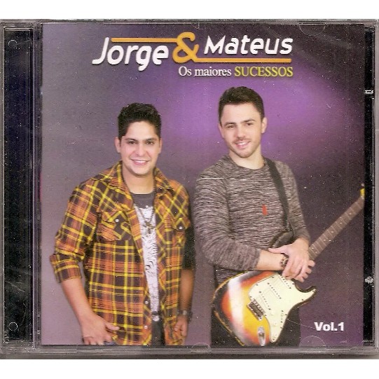 Cd Jorge E Mateus - Os Maiores Sucessos Vol. 1 | Shopee Brasil